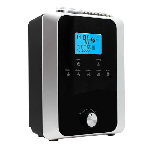 Alkaline Electrolyzed Water Machine,Ph2.8-11.0alkaline Acidic Hydrogen Water Purifier,Up To-700mv Orp,7 Water Settings,Automatic Cleaning,Smart Voice