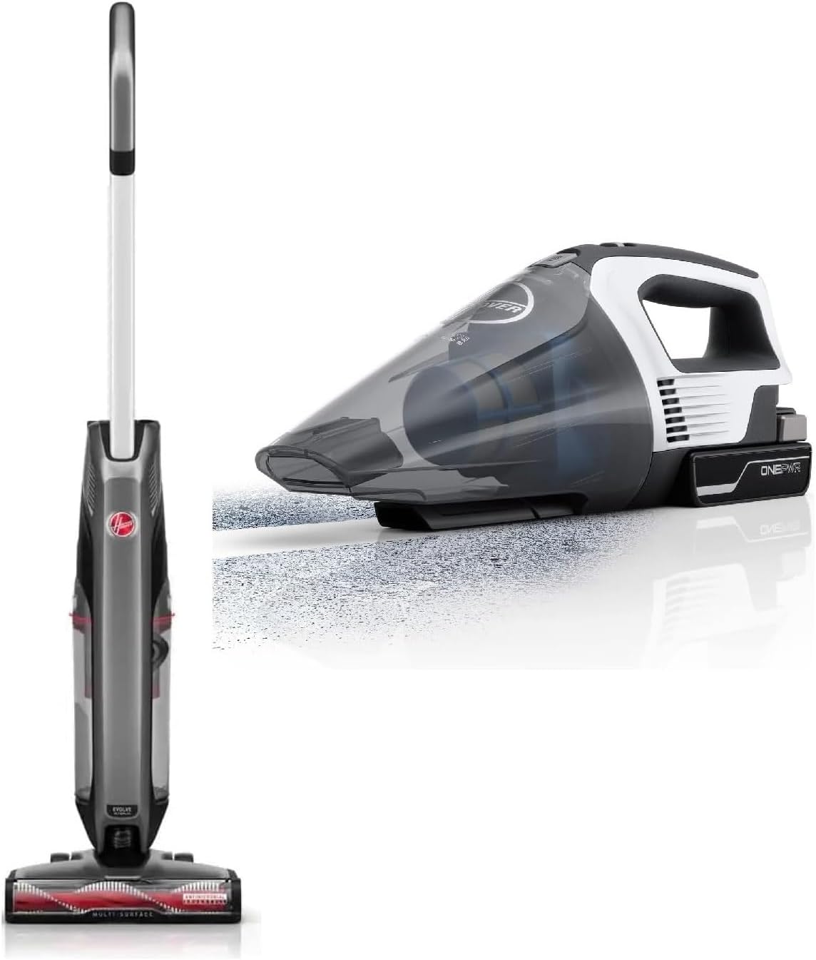 Hoover ONEPWR Evolve Pet Plus+ Cordless Upright Vacuum Cleaner, Red