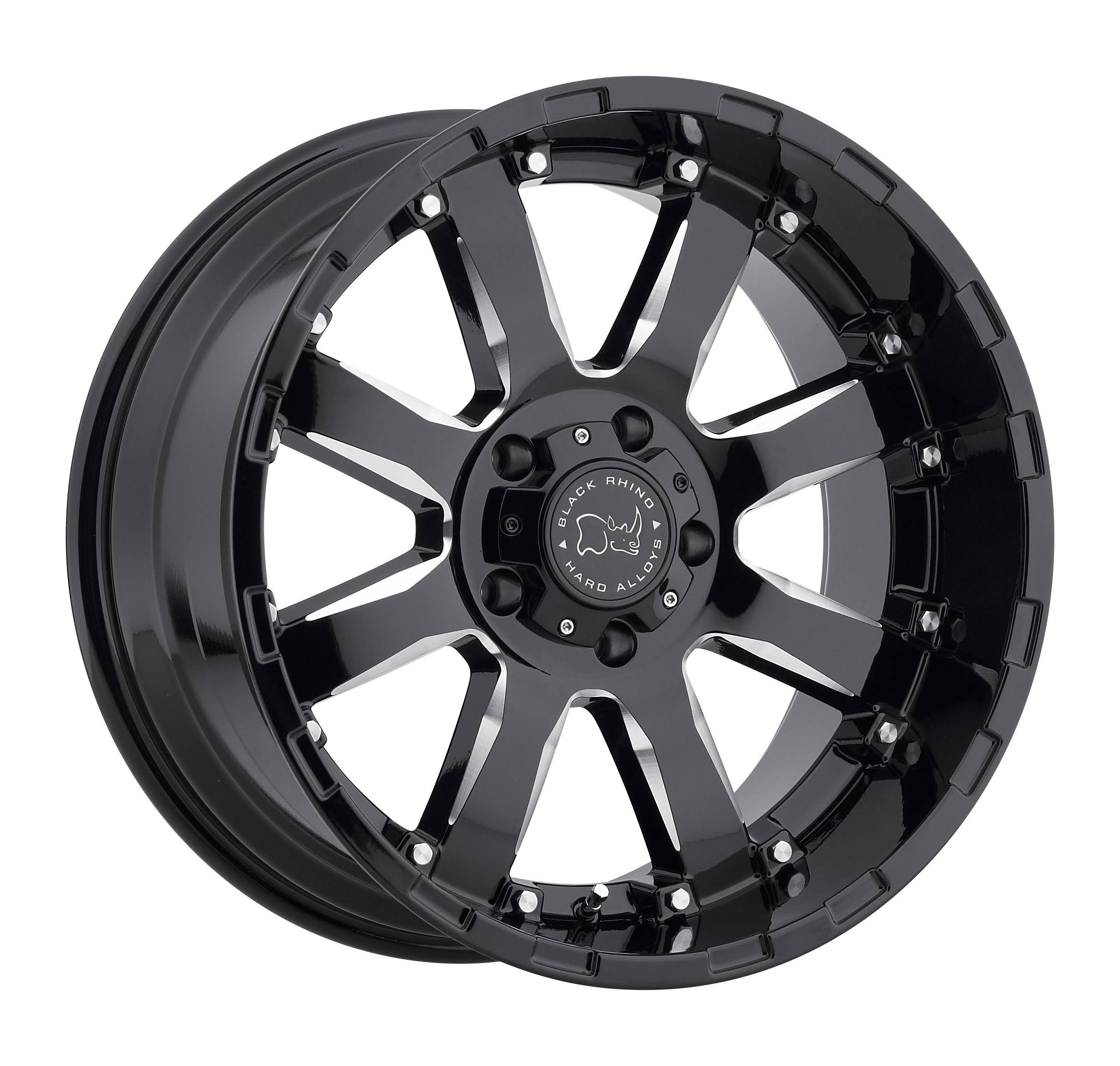 Black Rhino Milled Gloss Black Sierra Wheel 1790SRA005140B78