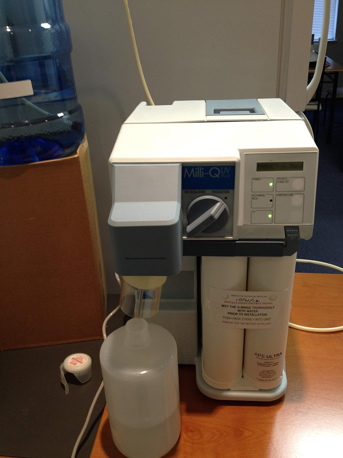 Milli-Q UV Plus Ultra-Pure Water Purification System