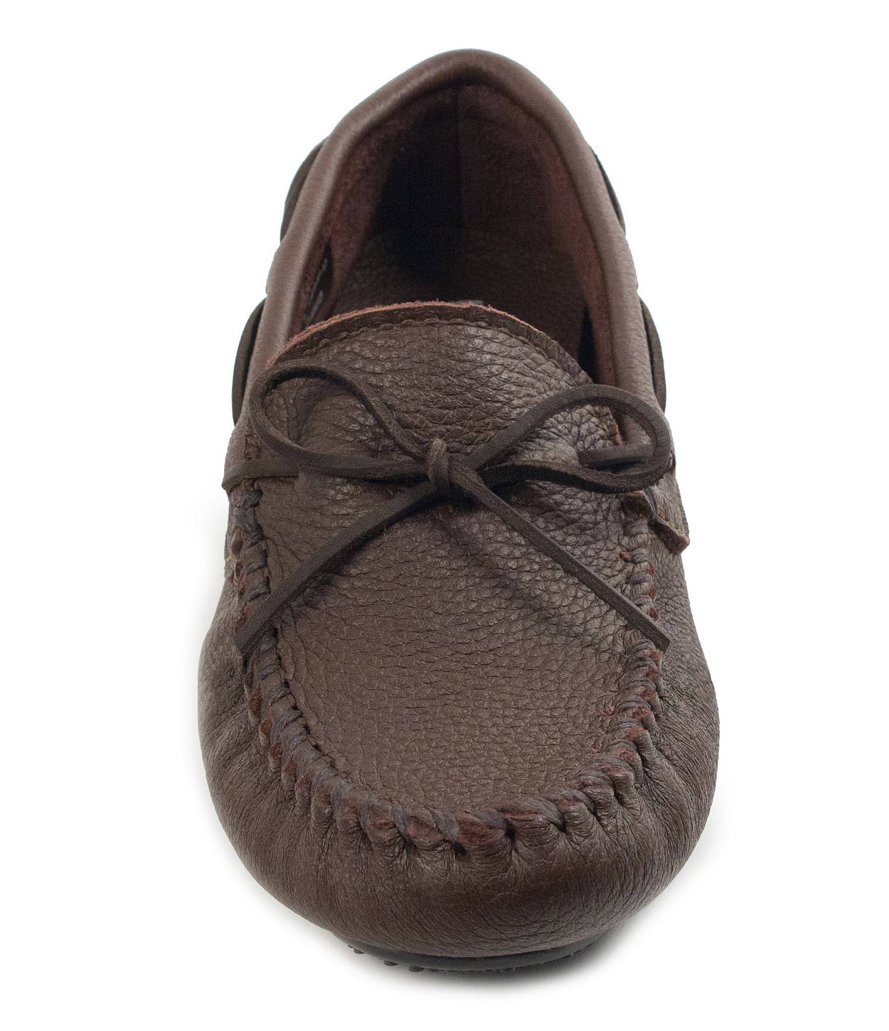 Minnetonka Men&s Moosehide Driving Moc