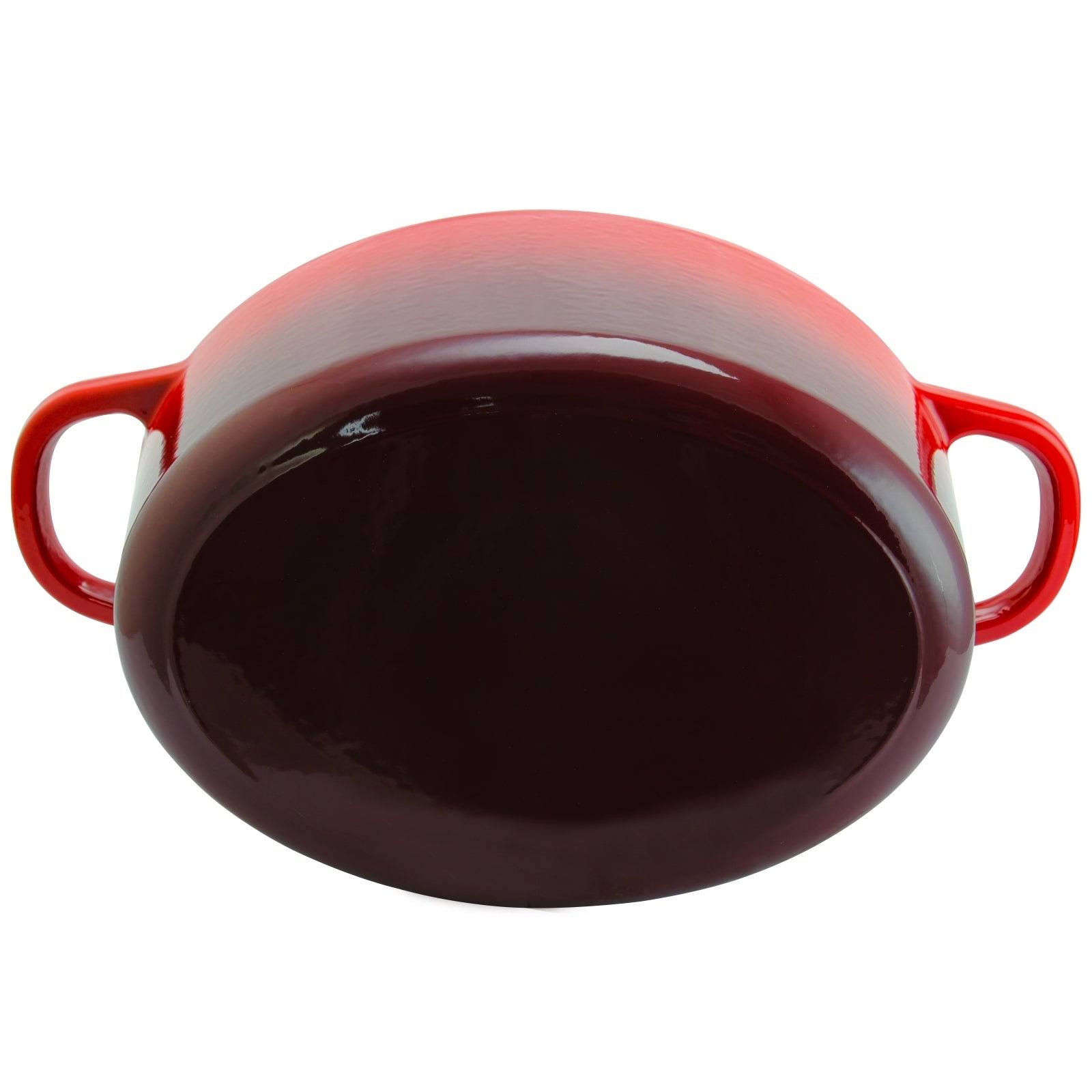 Crock-pot Artisan 7 qt Dutch Oven - Oval - Scarlet Red - Cast Iron