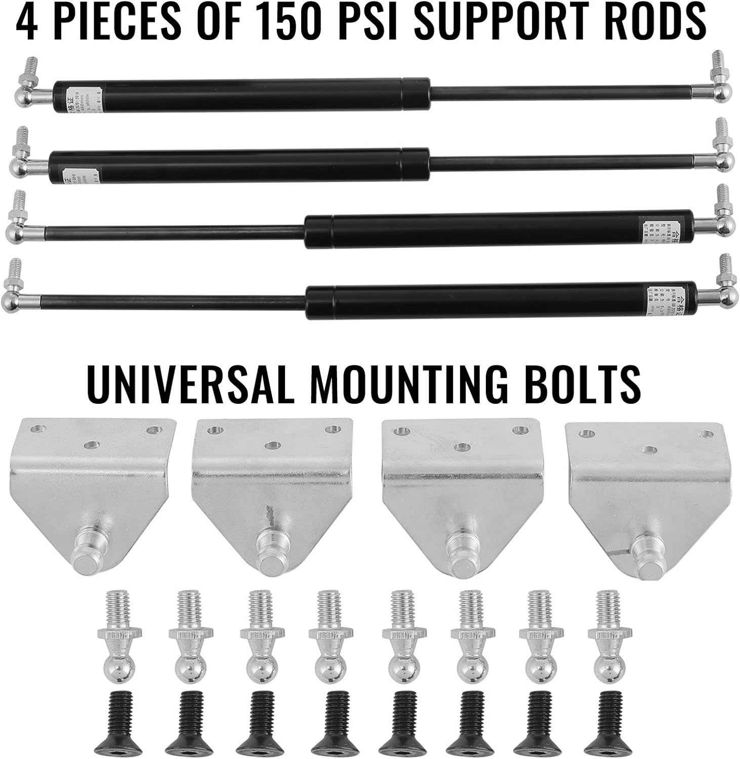 Mophorn Universal Lambo Door Kit Bolt On Vertical Doors Hinge Kit Fit for Audi Dodge Ford Honda Toyota Nissan Chevrolet etc. 90 Degree Vertical Lambo Door Conversion Kit (Universal)