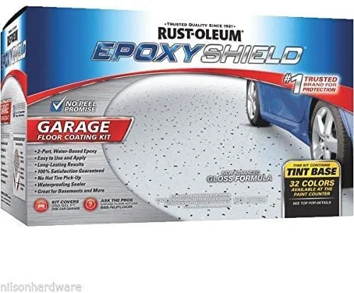 RustOleum EPOXYSHIELD Tint Base Epoxy Garage Floor Paint Kit 252625 - Curated Treasures Market