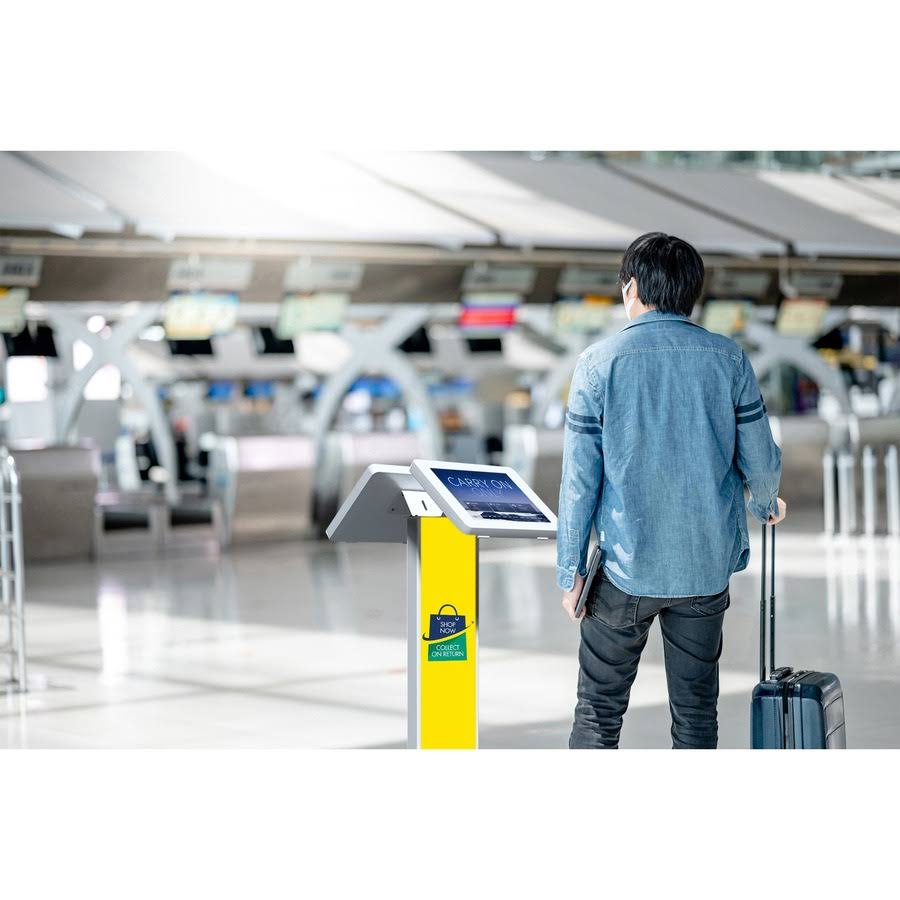 CTA Premium - Dual Enclosure Kiosk with Graphic Card Slot - Stand for 2 tablets