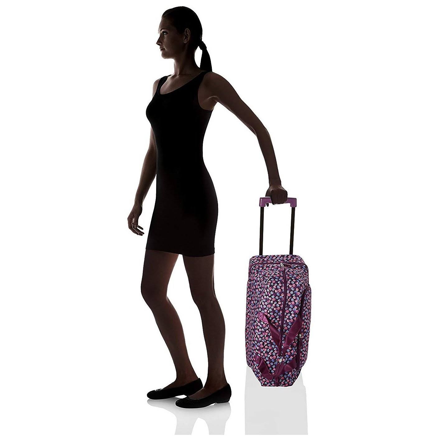 Vera Bradley Wheeled Carry on in Berry Burst