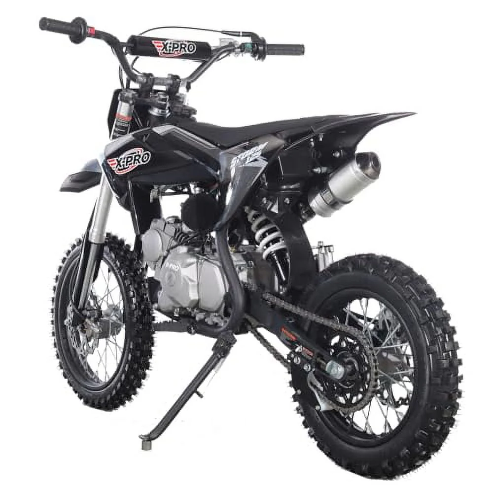 X-PRO Brand New 125cc Dirt Bike with Automatic Transmission, Electric Start, Big 14/12 Tires