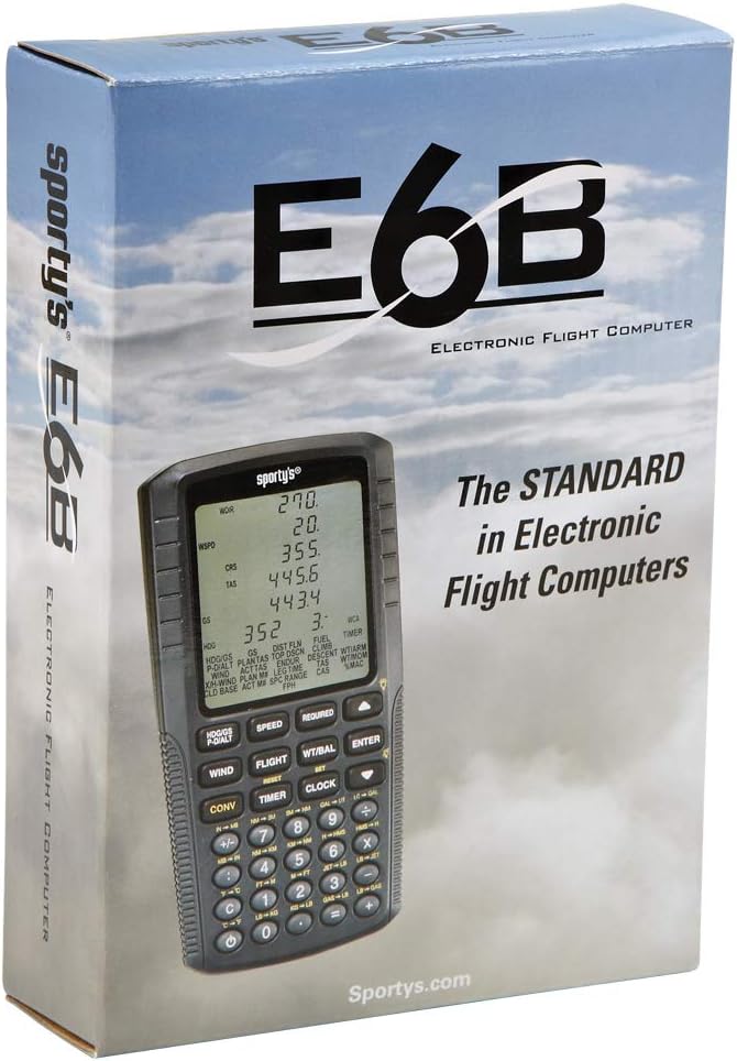 Sporty's Electronic E6B Flight Computer for Pilots - Approved for Use on FAA Tests Pack of 2