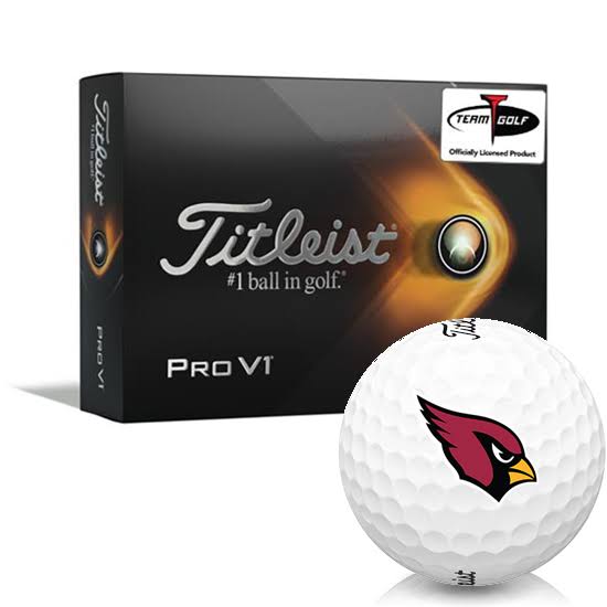 Titleist 2021 Pro V1 Arizona Cardinals Golf Balls