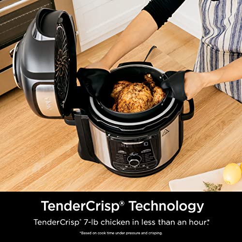 Ninja Foodi Pressure Cooker and Air Fryer with Nesting Broil Rack