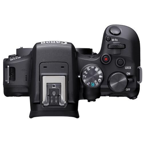 Canon EOS R10 4K Video Recording Mirrorless Camera (Body) with 64GB Fast Transcend Memory Card, Black (Renewed)