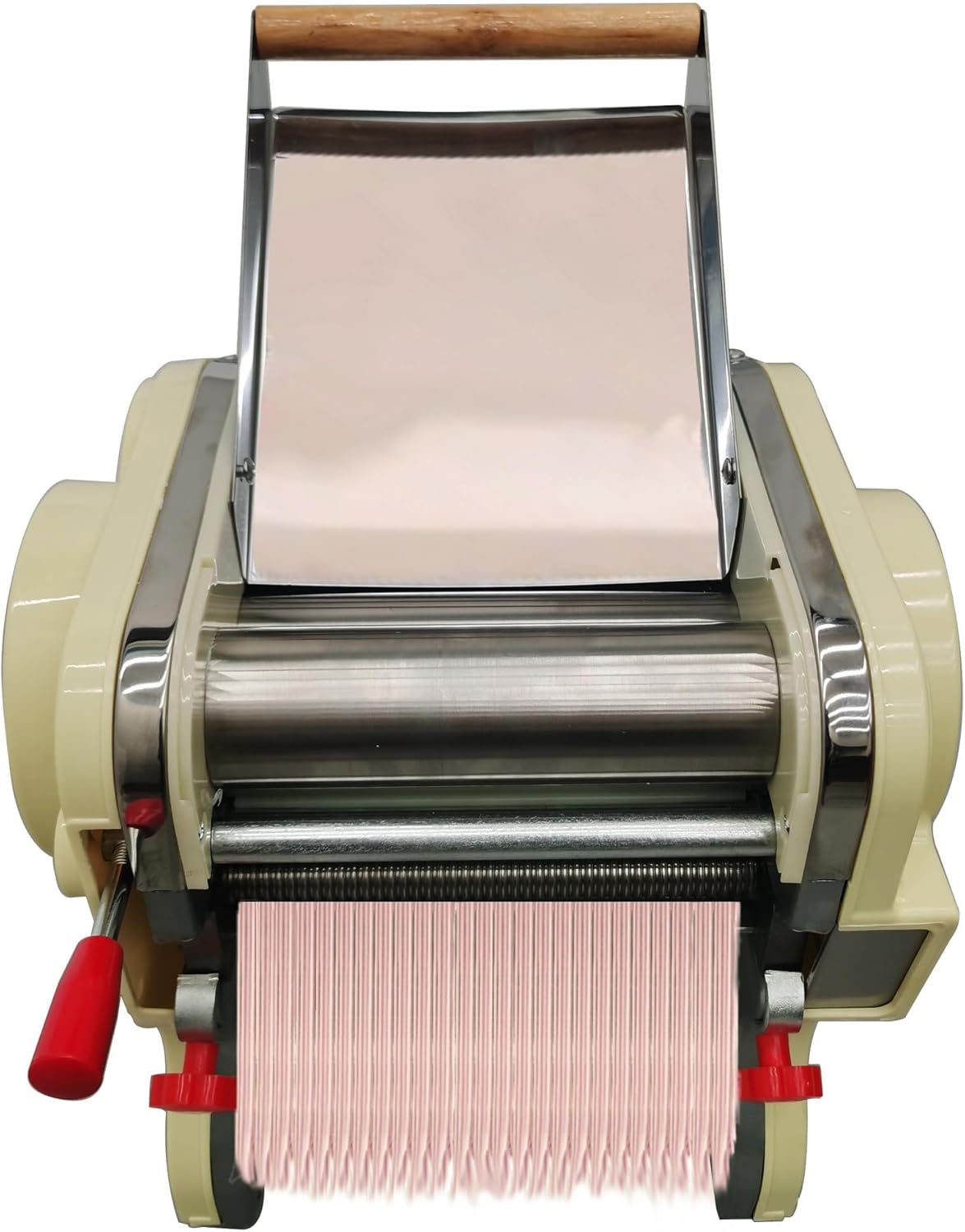 Pasta Maker Stainless Steel Electric Pasta Press Maker Electric Noodle Maker Pasta Width 3mm 110v Round Knife Noodle Machine Automatic Noodle Making Machine Random Dough Knife