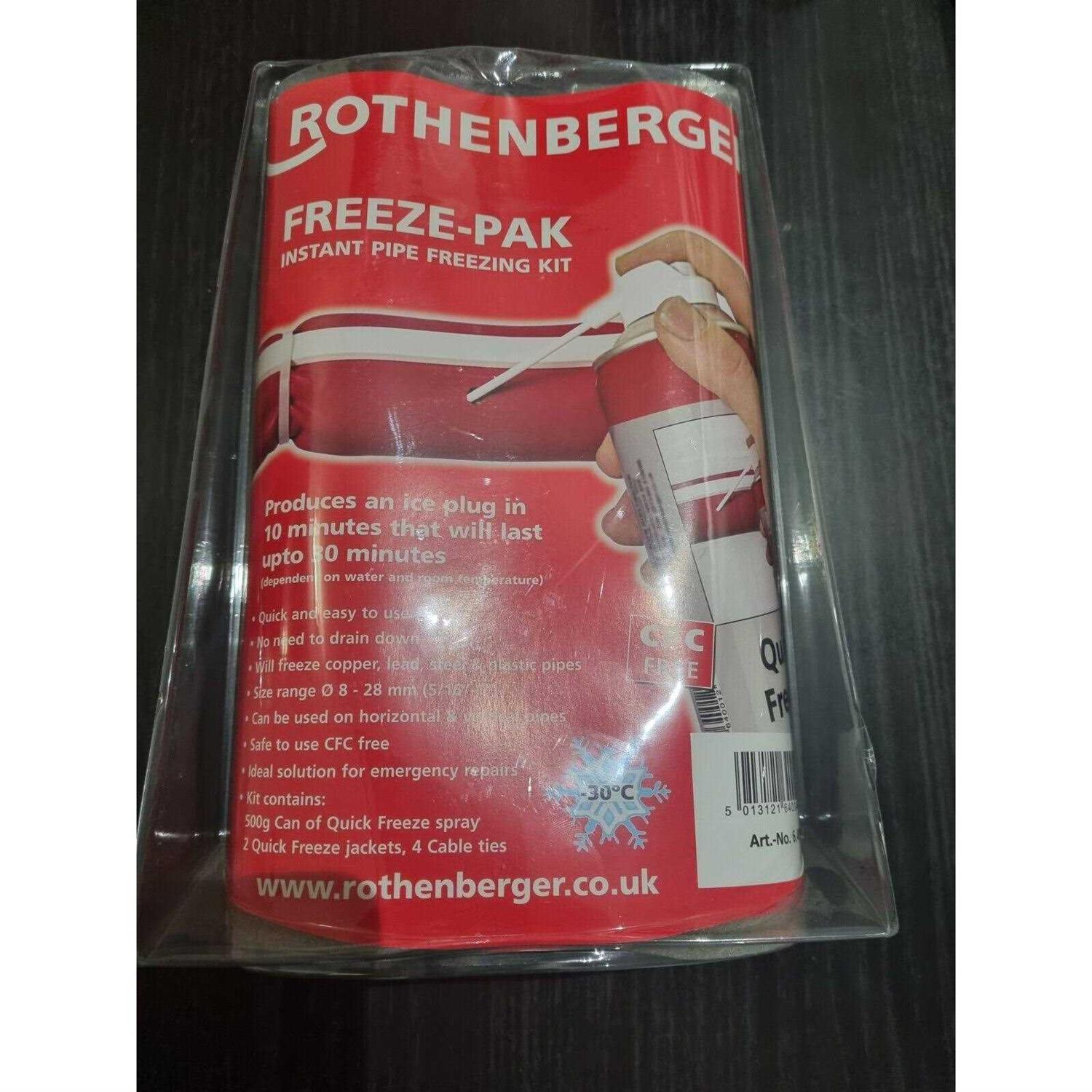Rothenberger Pipe Freezing Spray Kit 5/16 in Min Steel Pipe 1500003034 - Shop Hardware Tools Online Store
