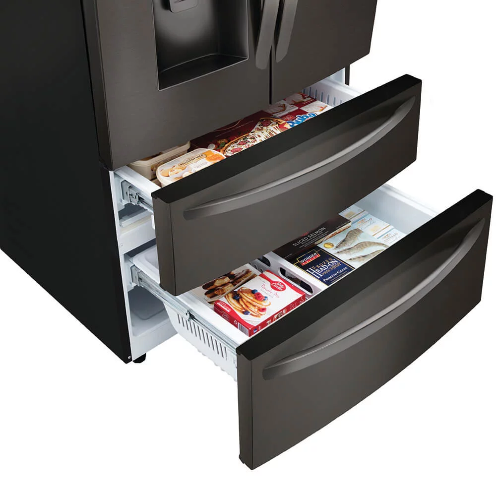 36 Inch 4-Door French Door Refrigerator with 27.8 cu. ft. Capacity