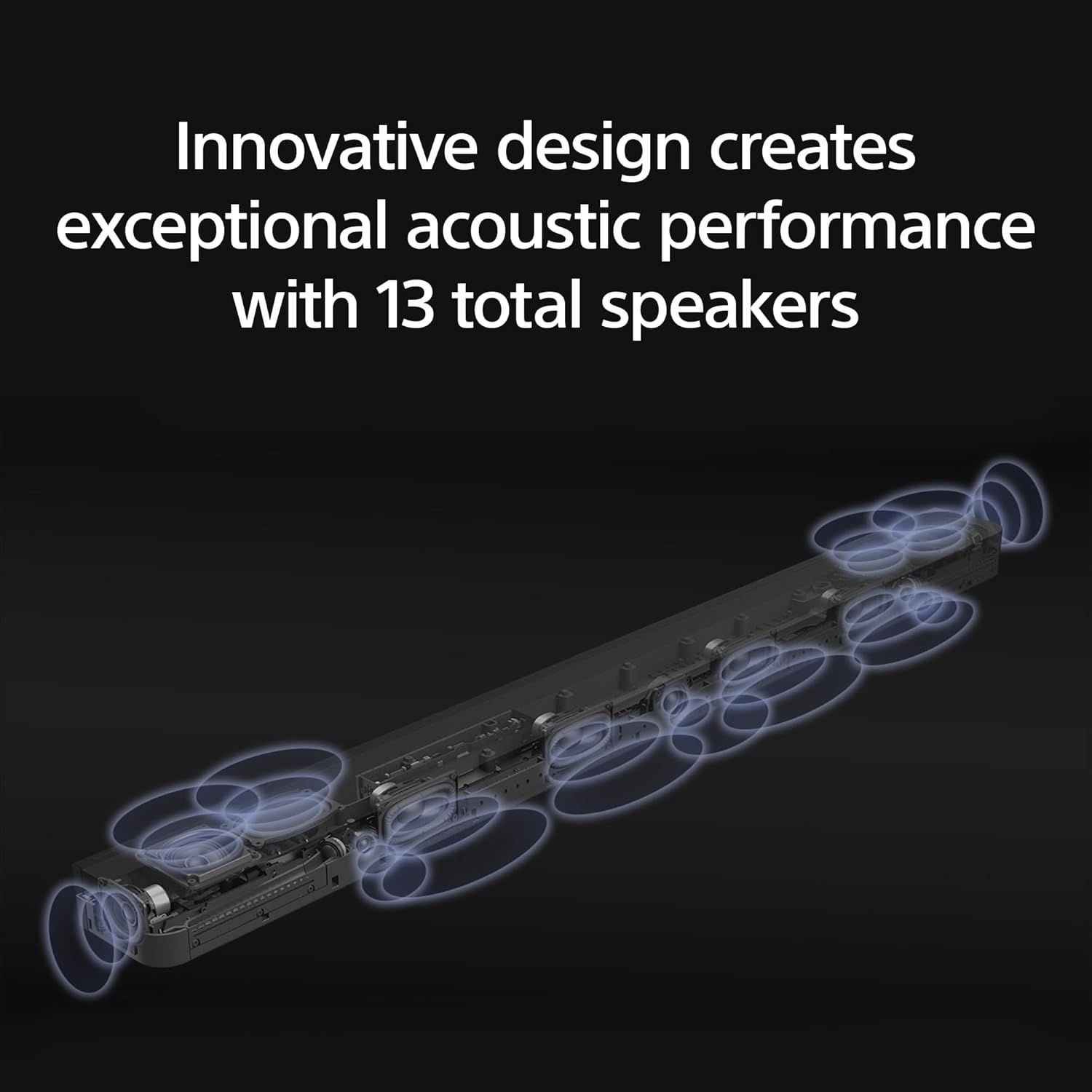 Sony BRAVIA Theater Bar 9 Sound Bar Surround Sound Home Theater with 13 Speakers, Dolby Atmos/DTS:X, 360 Spatial Sound Mapping, HDMI 2.1 and Supports Spotify Connect/Apple AirPlay (HT-A9000)