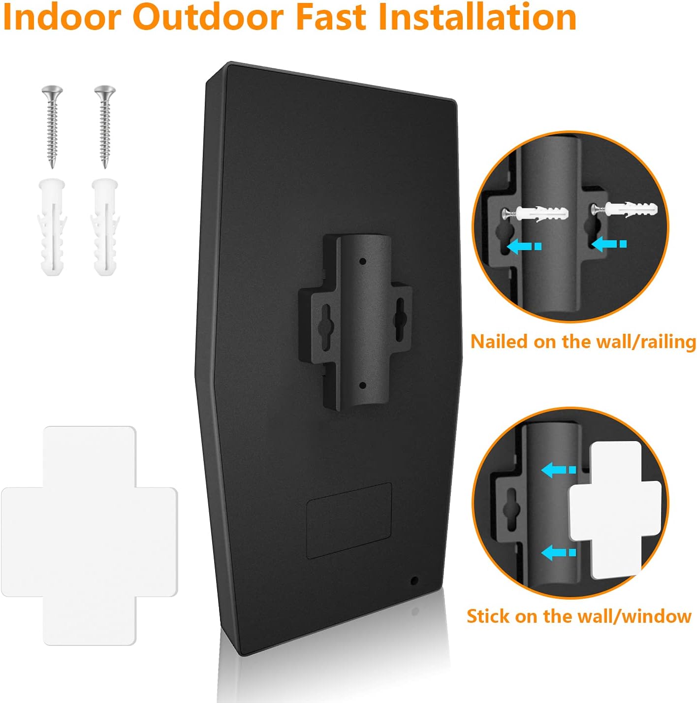 TV Antenna-Amplified HDTV Digital Outdoor/Indoor TV Antenna Long 460 Miles Range 360° Reception-Support 4K 1080P Fire tv Stick All TVs Smart Switch Amplifier Signal Booster-45ft Coax Cable