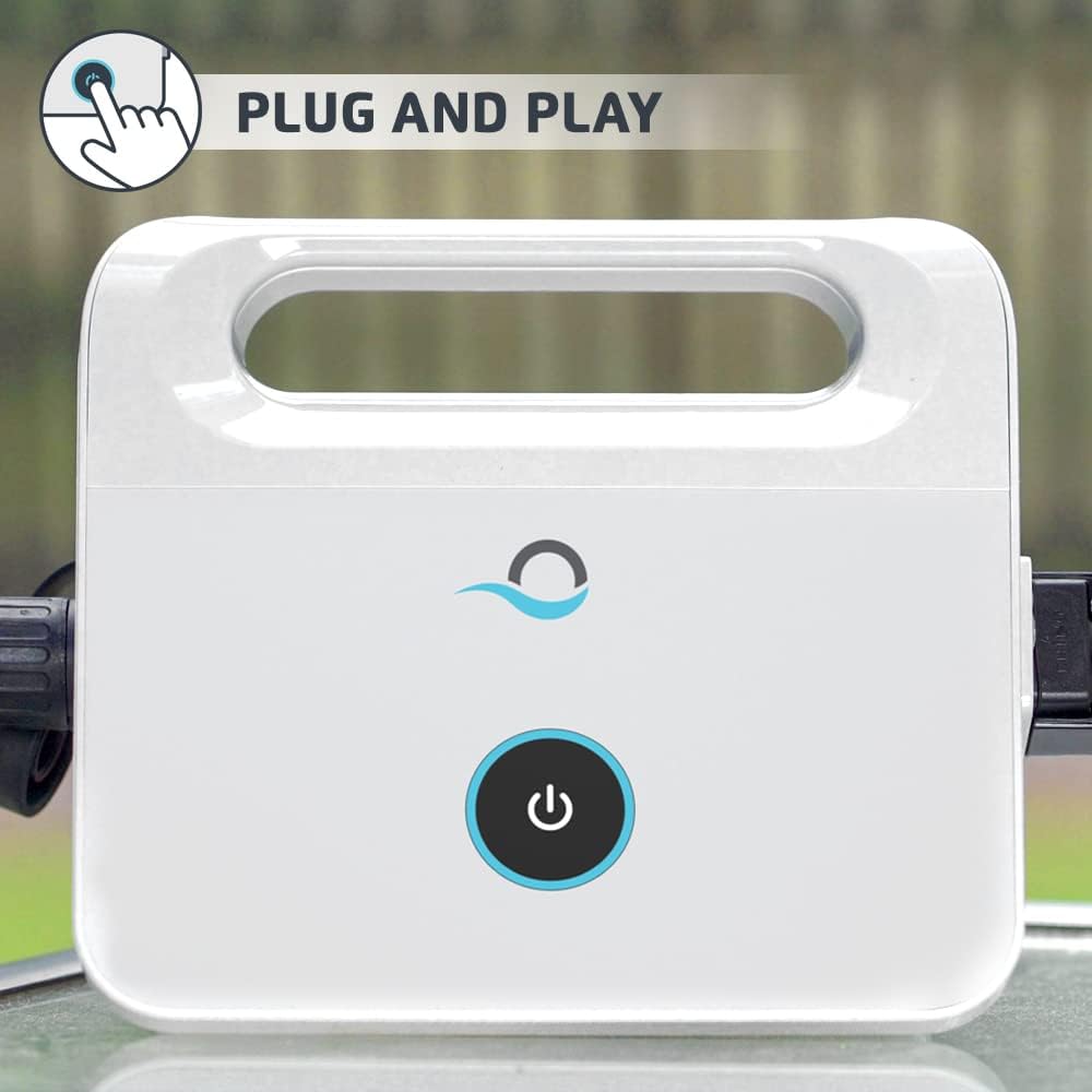Dolphin E10 Robotic Pool [Vacuum] Cleaner - Ideal for Above Ground Swimming Pools up to 30 Feet - Powerful Suction to Pick up Small Debris - Easy to Clean Top Load Filter Basket