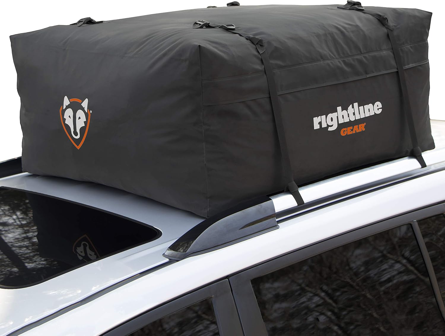 Rightline Gear Range 2 Car Top Carrier, 15 cu ft, Weatherproof +, Attaches With or Without Roof Rack