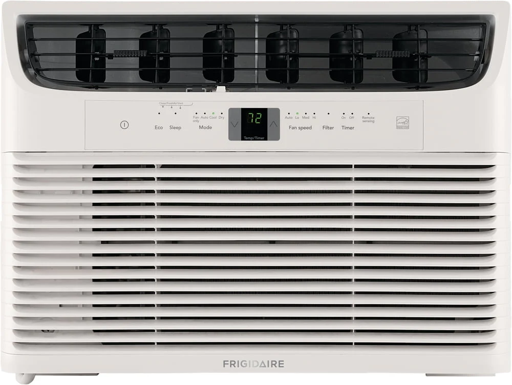 Frigidaire 5,000 BTU 115V Window-Mounted Mini-Compact Air Conditioner with Full-Function Remote Control, White