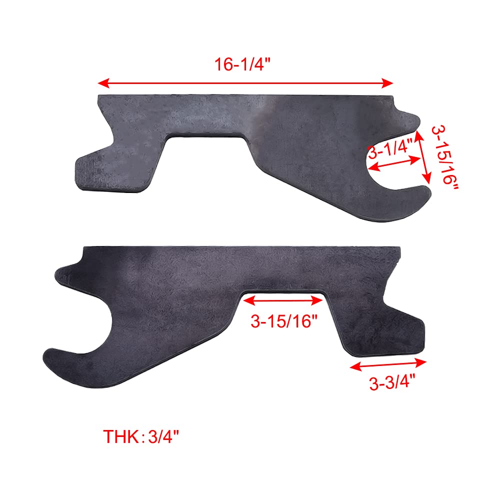 Mountainpeak ​Excavator Quick Attach Bucket Ear Attachment Fit for John Deere 50D 50G 60D 60G Pack of 2