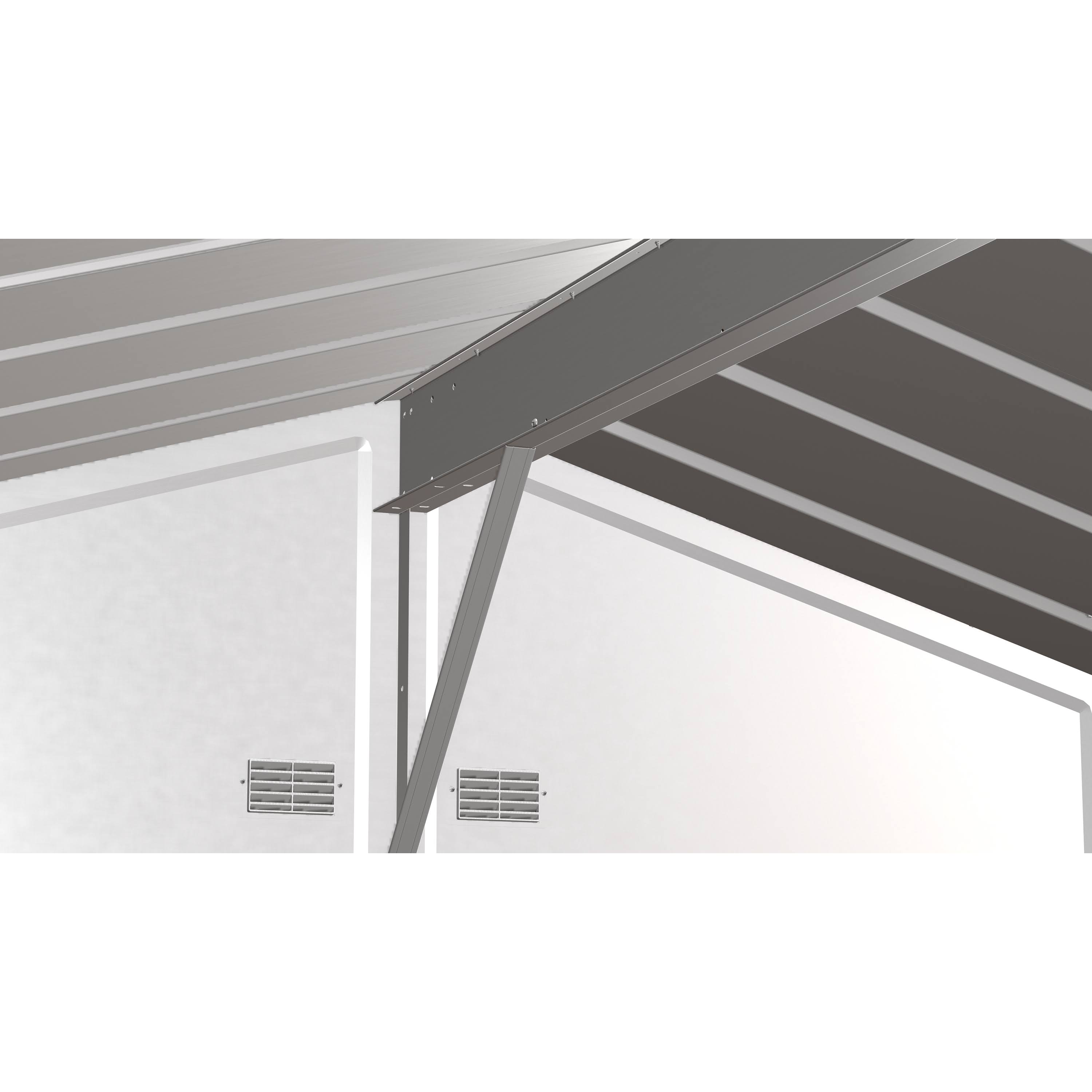 Arrow Select Steel Storage Shed, 8x8 Flute Grey