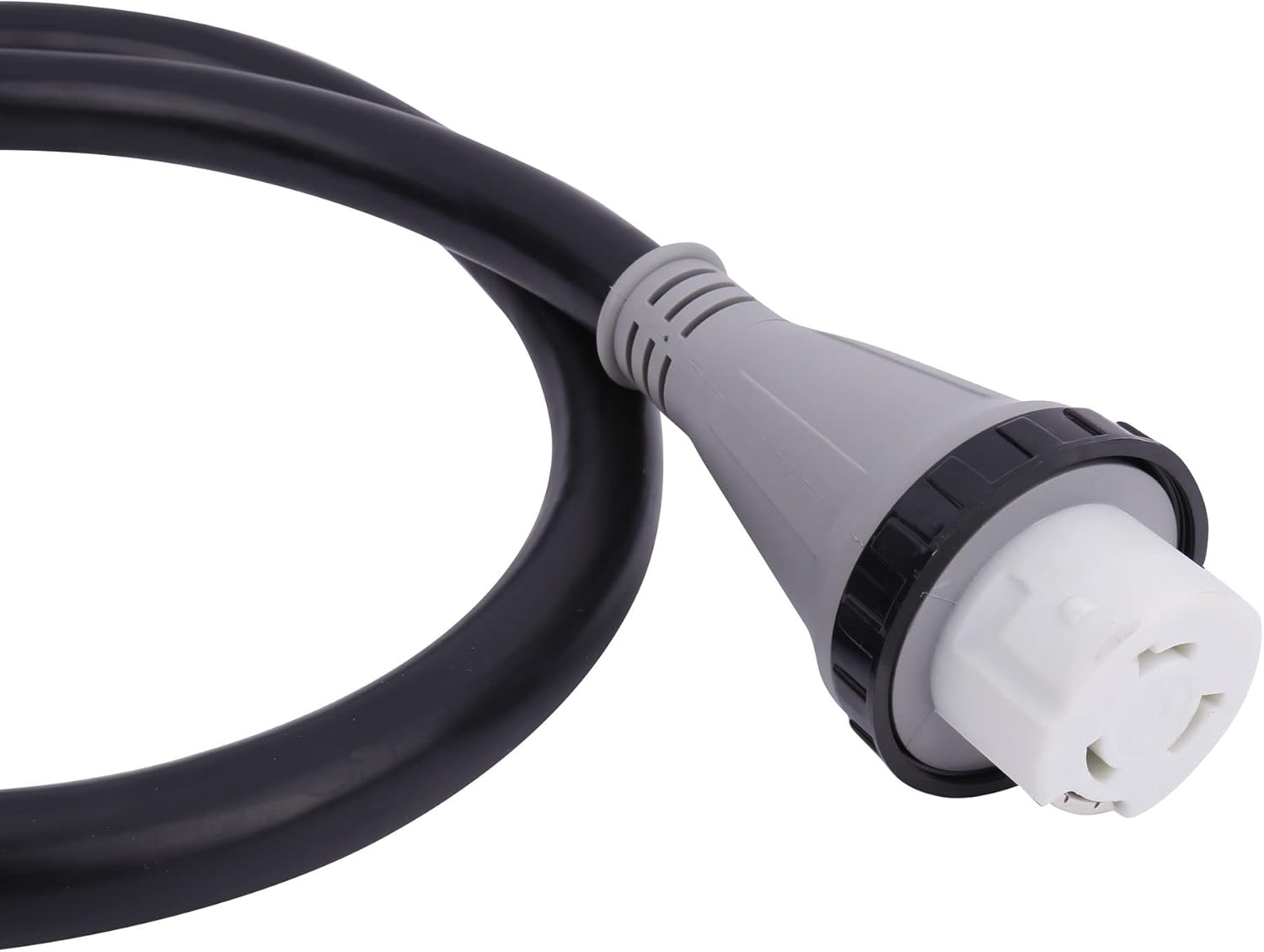 AA Ignition 50 Amp 50 Feet RV Power Extension Cord - NEMA 14-50P Male to NEMA SS2-50R Female - 125V/250V Power Supply Cable with Molded Connector and Twist Lock - Camper, Trailers, Motorhome, Caravan