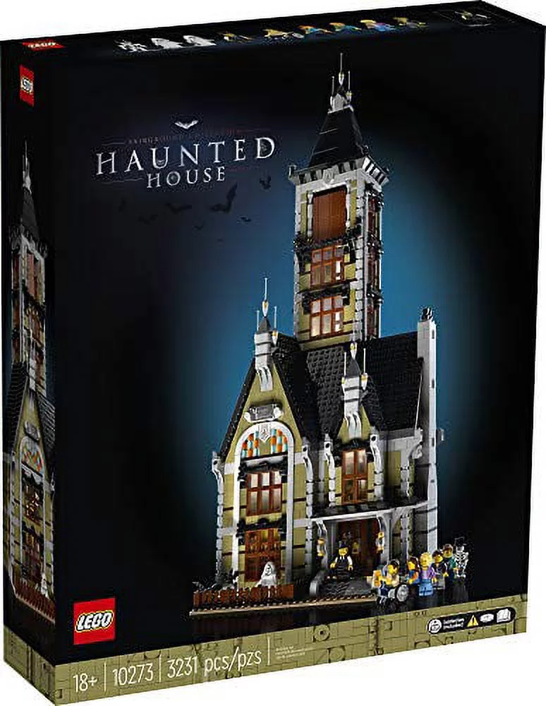 LEGO Haunted House (10273) Building Kit; A Displayable Model Haunted House and a Creative DIY Project for Adults, New 2021 (3,231 Pieces)