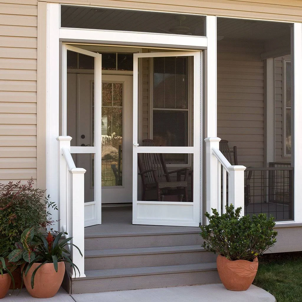 Kimberly Bay Canoe Creek White Aluminum Screen Door (80x36)
