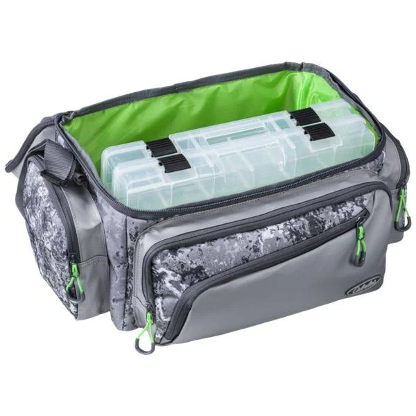Cabela&s Extreme Wide-Top Tackle Bag - Gray/Lime