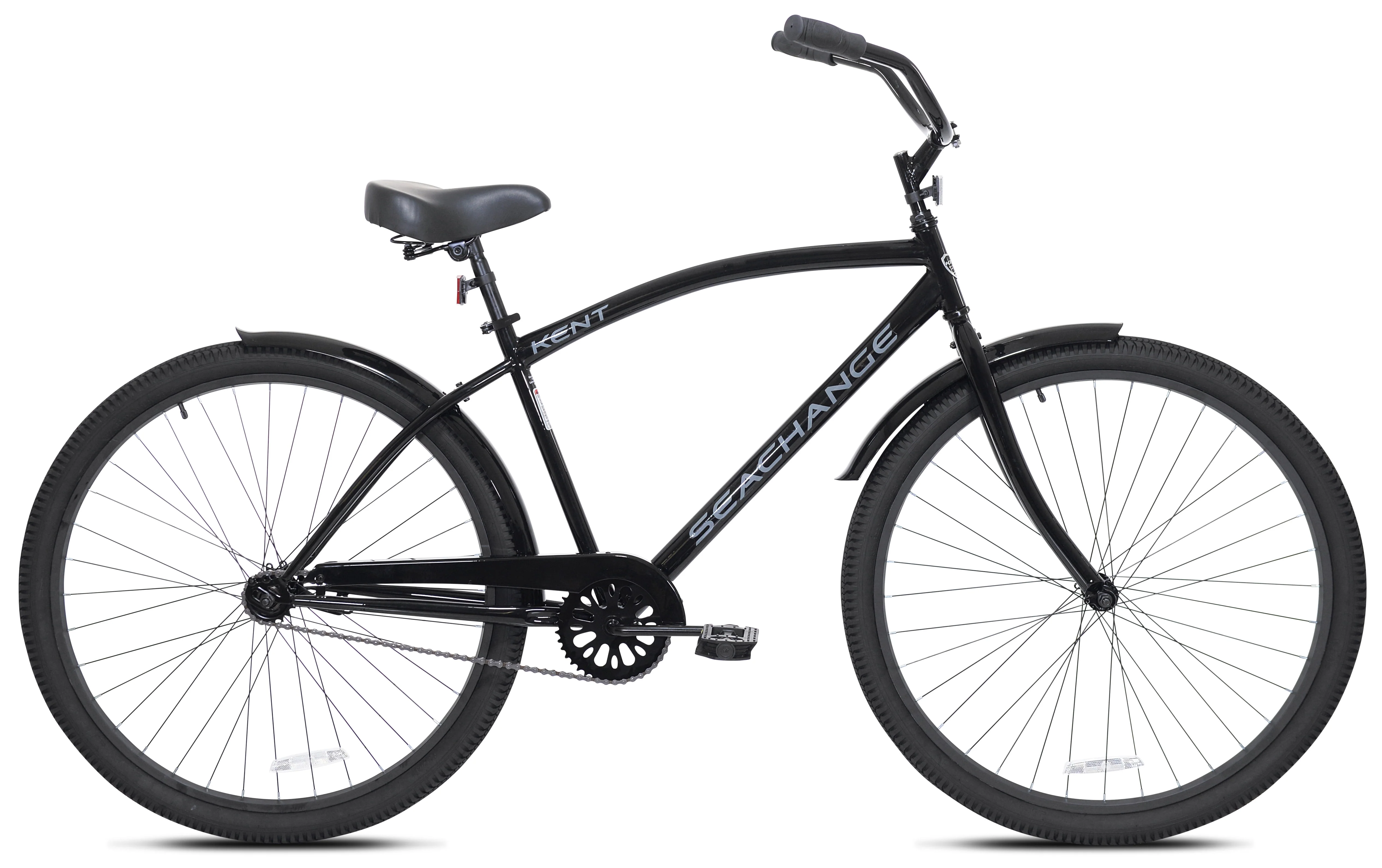 Kent Bicycle 29 Men's Seachange Beach Cruiser Bicycle, Black