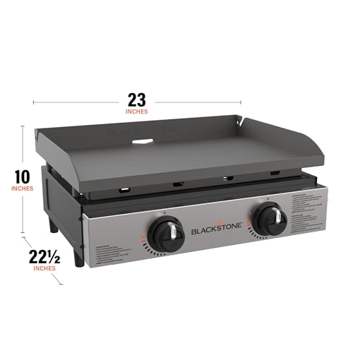 Blackstone Tabletop Griddle with Stainless Steel Faceplate, Powder Coated Steel