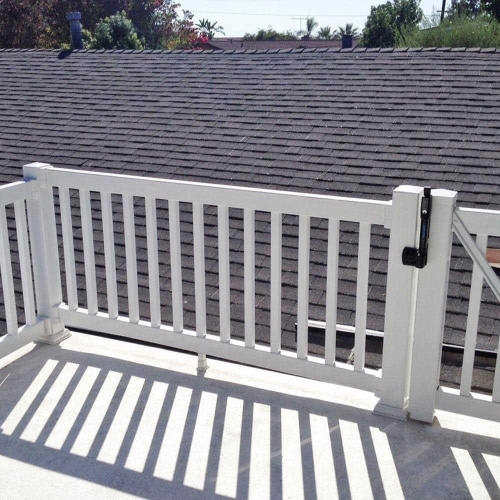 Weatherables Trident 10 in. Black Nylon Polymer Pool Safety Gate Latch - Shop Hardware Tools Online Store