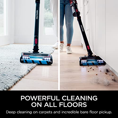 Shark | Pet Cordless Vacuum Cleaner | LED Headlights | Removable Handheld Vacuum for Pet Hair | Crevice Tool & Pet Multi-Tool Included | 40min Runtime | For Carpet & Hard Floors | Grey | IX141