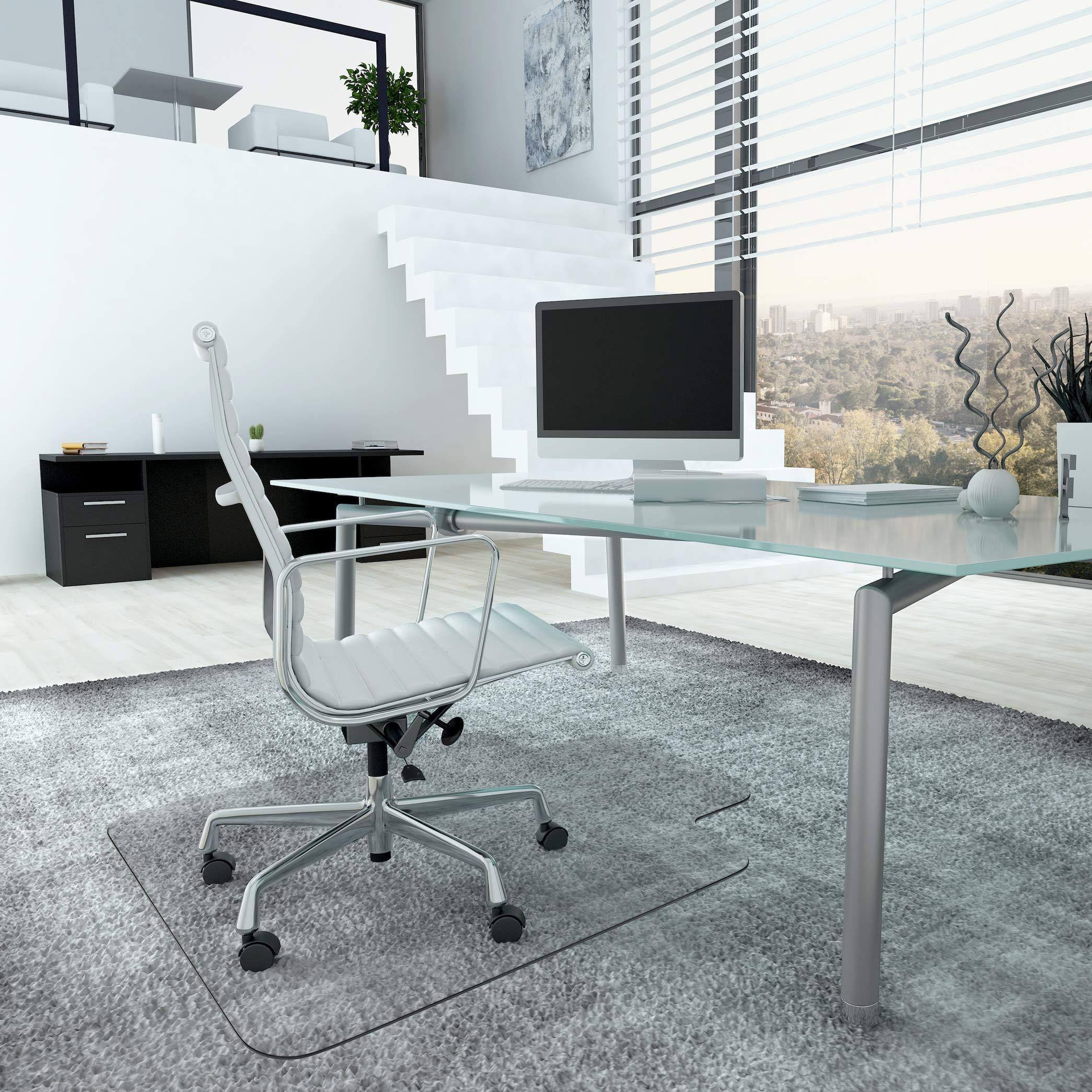 Office Chair Mat for Carpeted Floors - Heavy Duty (Unbreakable)