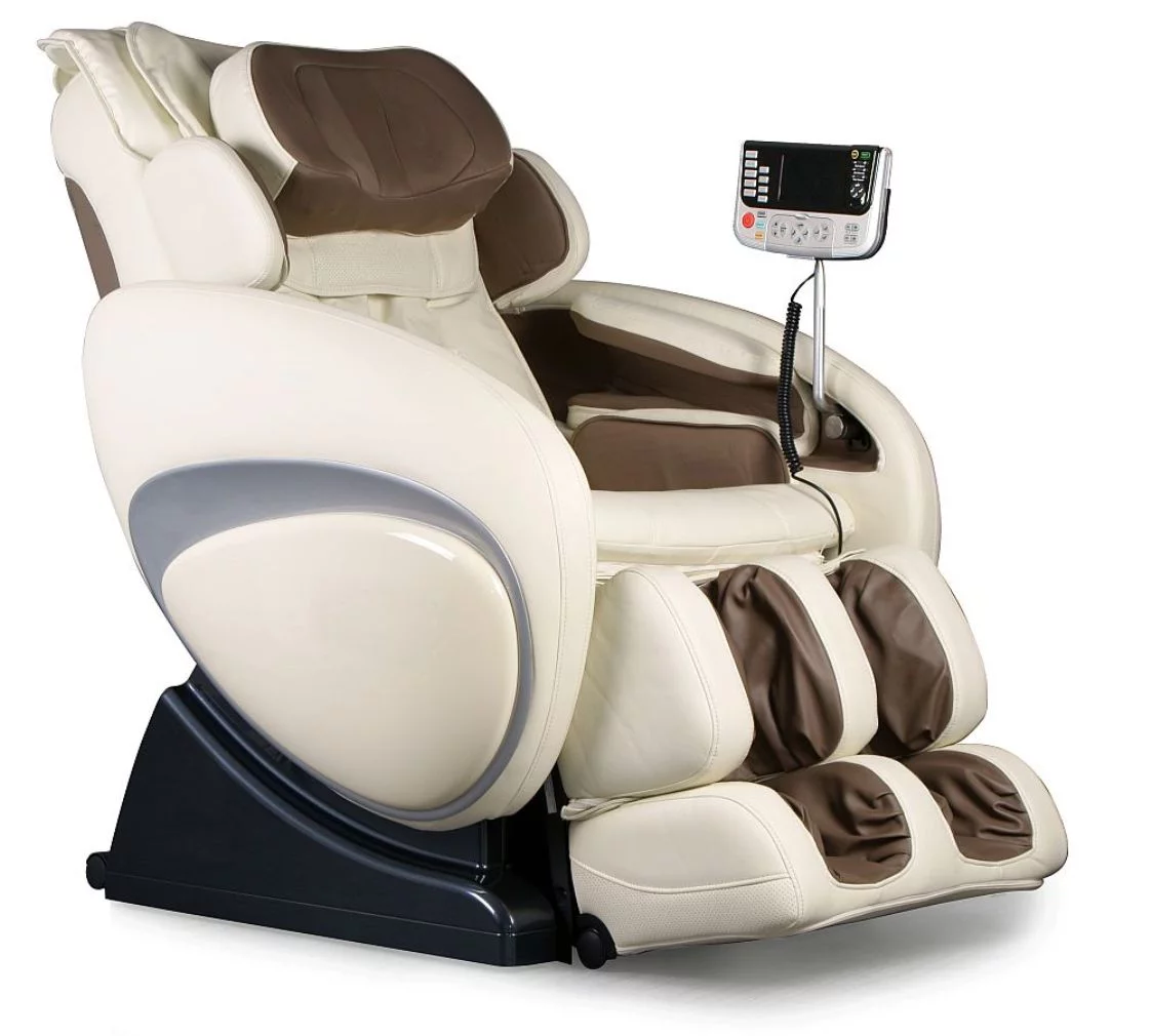 Osaki OS 4000T Executive ZERO GRAVITY Massage Chair w/ Foot Rollers Cream