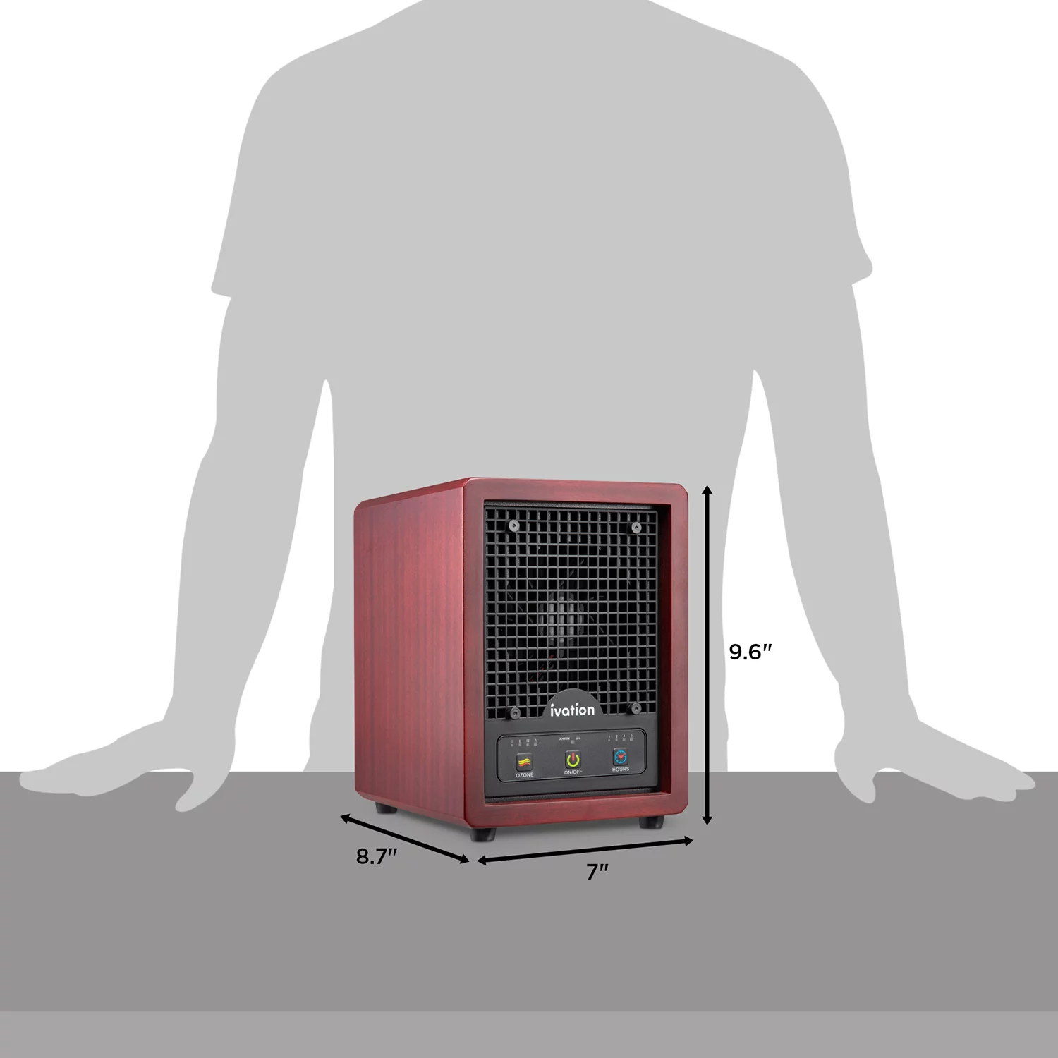Ivation Ozone Air Purifier | Portable Deodorizing System w/ Multi-Level Filtration, Ionizer Plate, UV Lamps, Fan & Timer | Eliminates Odors from Pets, Smoke, Food & More | For Rooms Up to 3,500 Sq/Ft