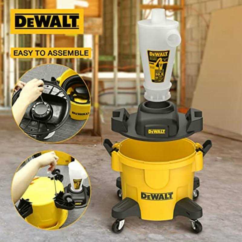 DEWALT Dust Separator with 6 gal. Poly Tank - Shop Hardware Tools Online Store