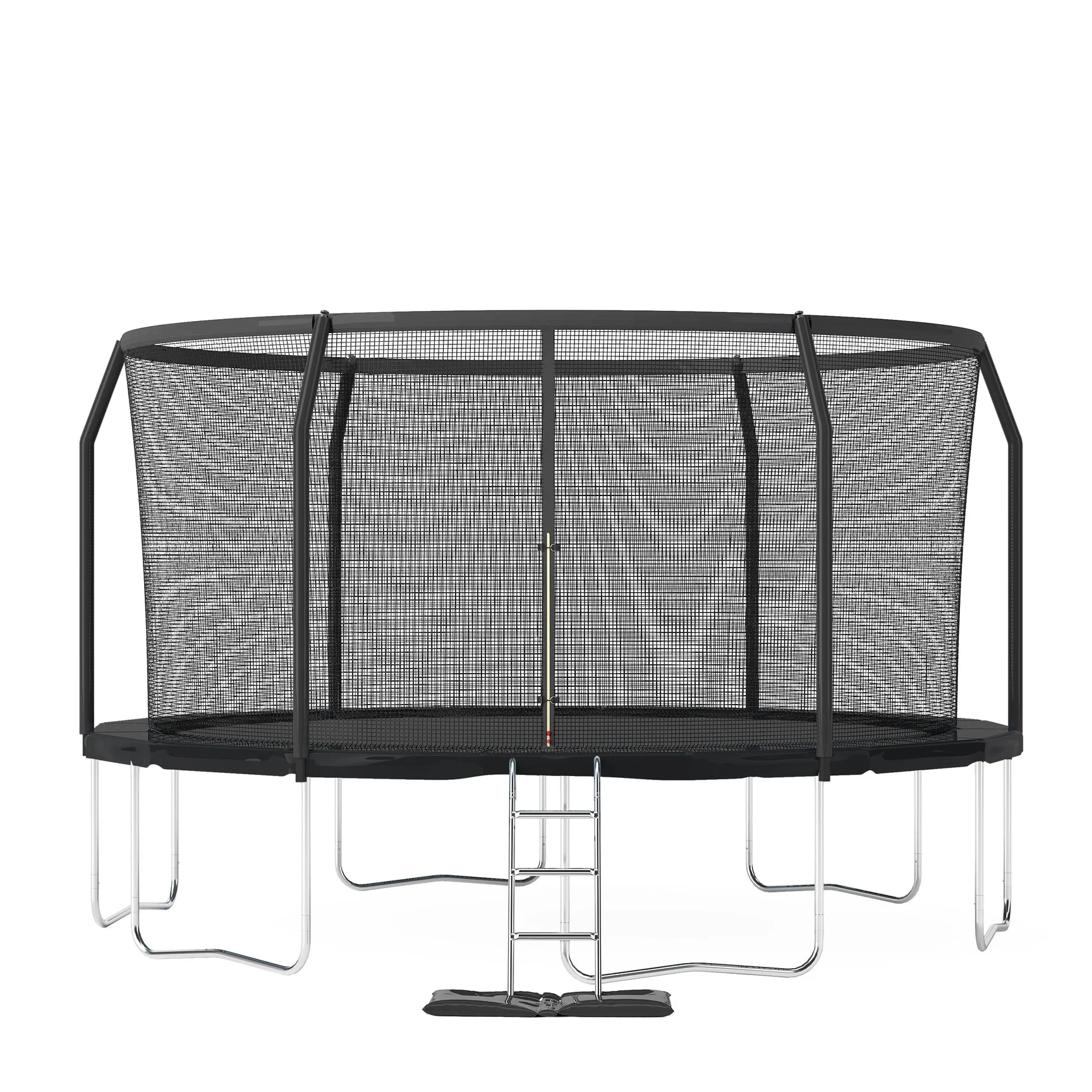 Airzone Jump Premier Backyard Trampoline- 12ft Black/Black