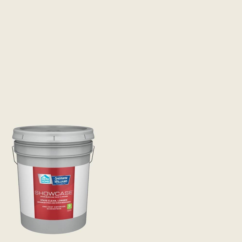 HGTV Home by Sherwin-Williams Showcase Satin Alabaster Hgsw4031 Interior Paint (5-Gallon) | HGSW4031-935245