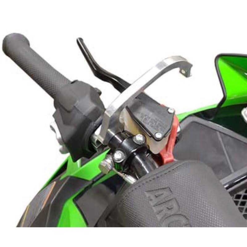 Arctic Cat New OEM Black u0026 Green Rox Flex-Tec Hand Guards u0026 Mounts, 7639-886