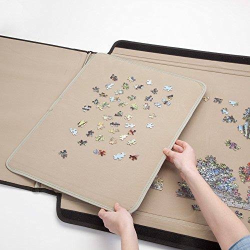 Bits and Pieces 1000 Piece Puzzle Caddy-Porta-Puzzle Jigsaw Caddy Accessory Table