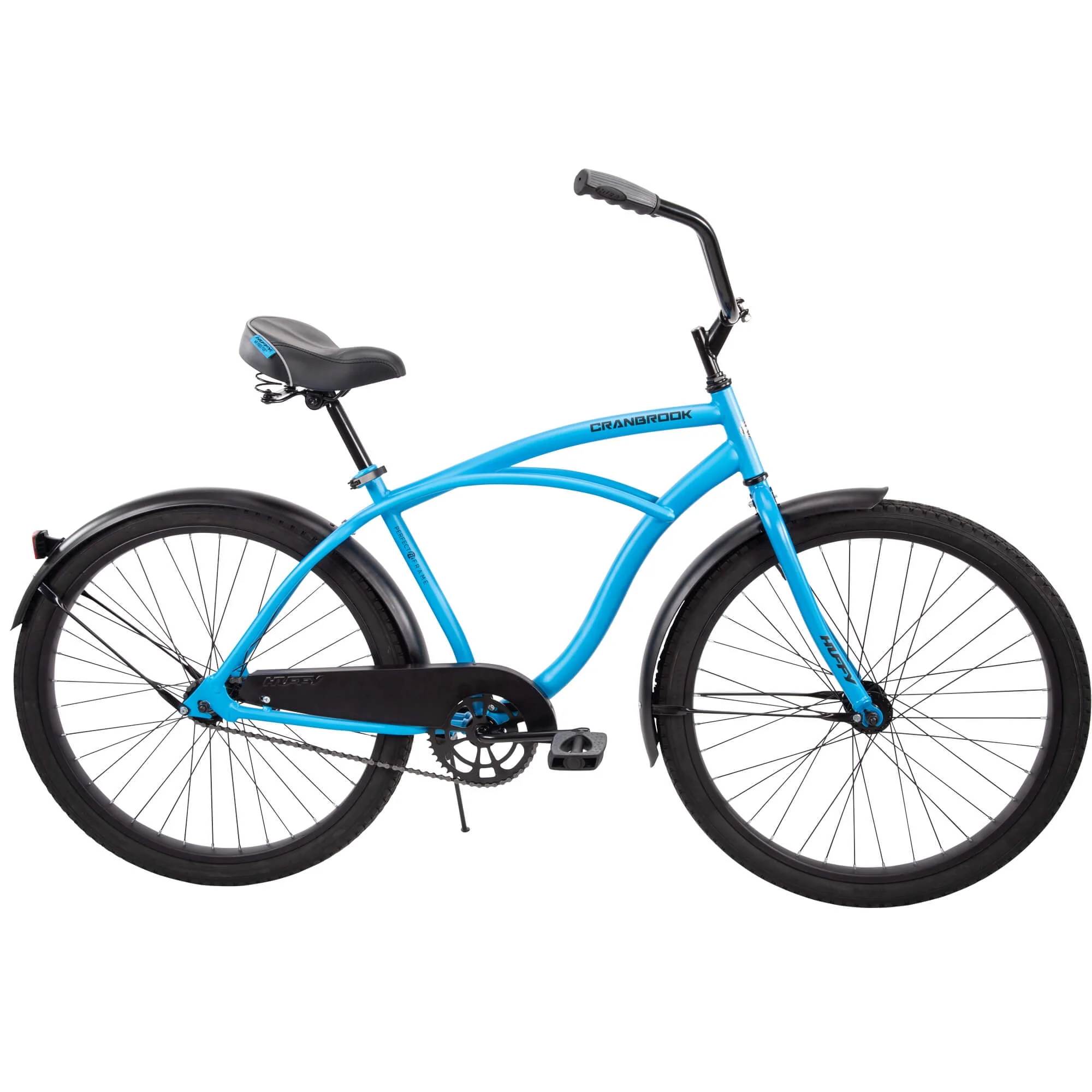 Huffy 26 Inch Cranbrook Men's Comfort Cruiser Bike, Matte Blue