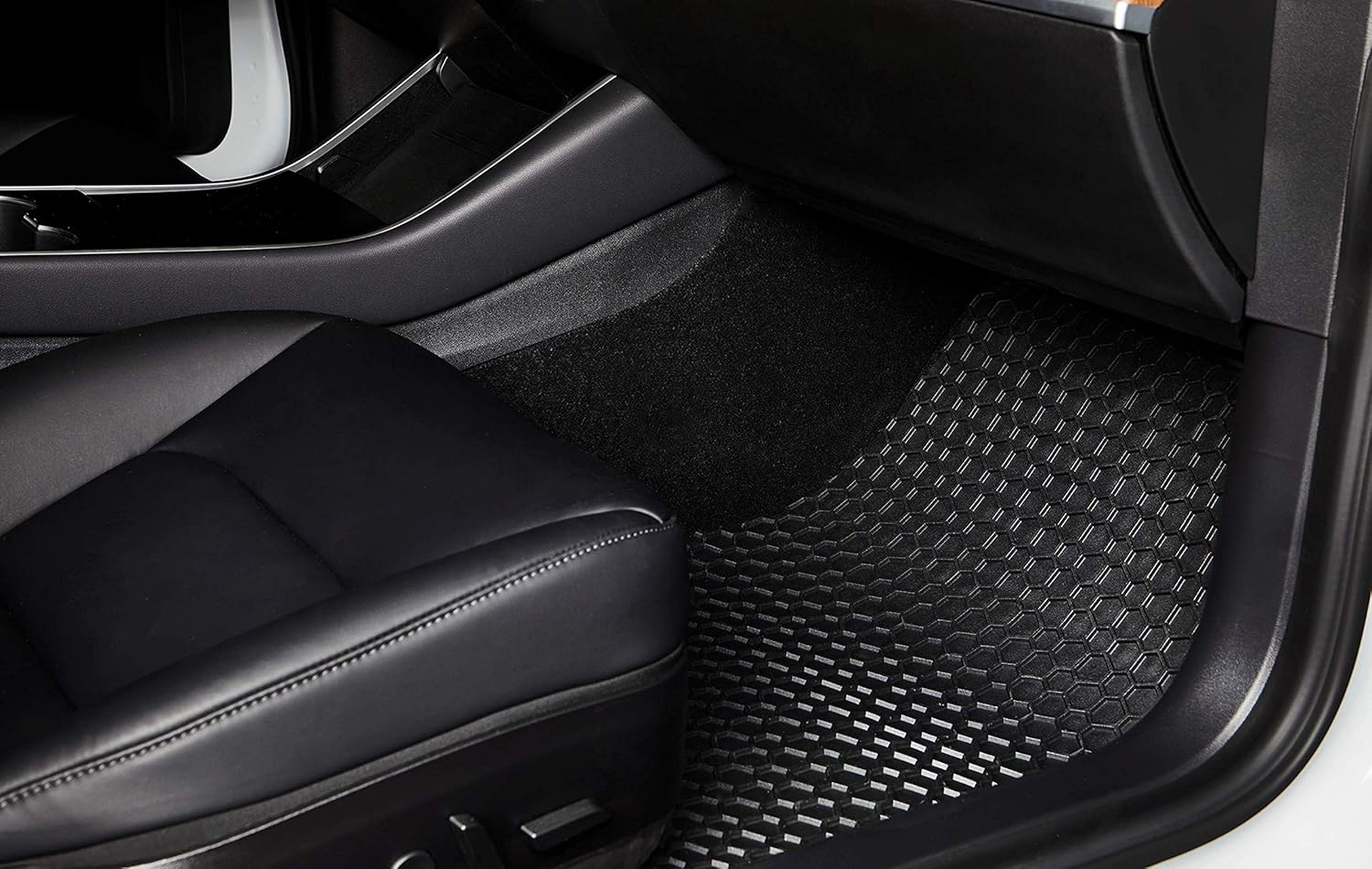 TOUGHPRO Floor Mats Accessories 1st + 2nd + 3rd Row + Cargo Mats Accessories Compatible with Honda Odyssey (8 Seater) All Weather Heavy Duty Black Rubber 2011 2012 2013 2014 2015 2016 2017