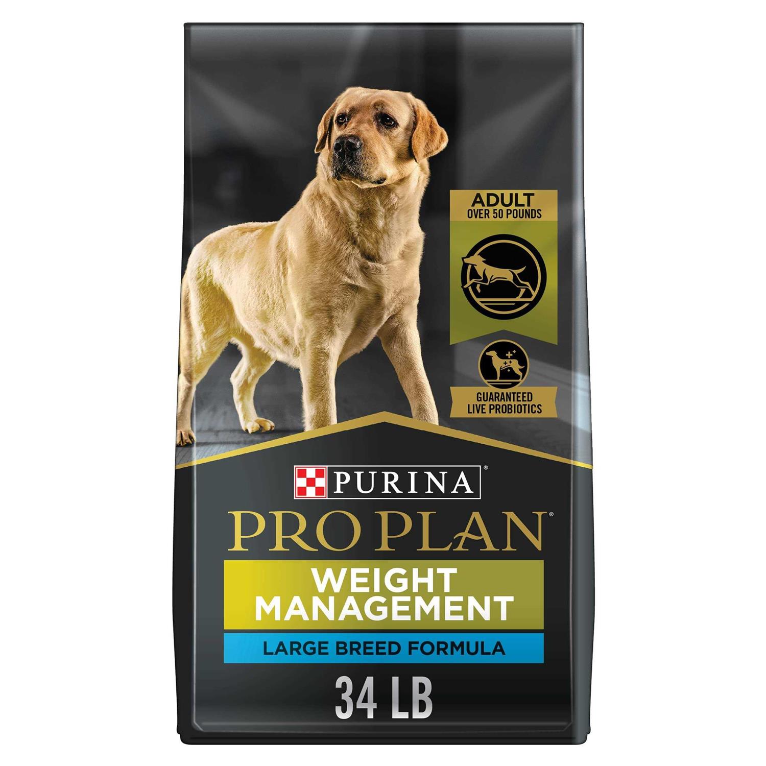 Purina Pro Plan Adult Large Breed Weight Management Formula Dry Dog Food - Pet Supplies online store
