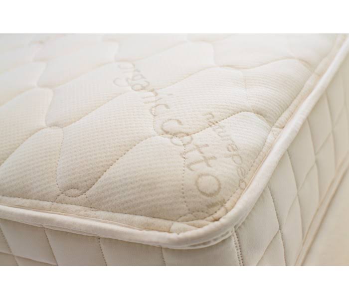 Naturepedic Twin Organic Quilted Cotton Deluxe Mattress, 1 Sided