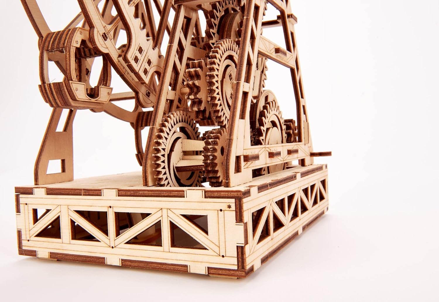 Wood Trick Ferris Wheel Toy Mechanical Model, Observation Wheel - 3D Wooden Puzzle, Eco Wooden Toys, Assembly Model, Brain Teaser for Adults and Kids Pack of 2