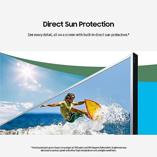 SAMSUNG Class Terrace Full Sun Outdoor QLED 4K Smart TV with Alexa Built-in