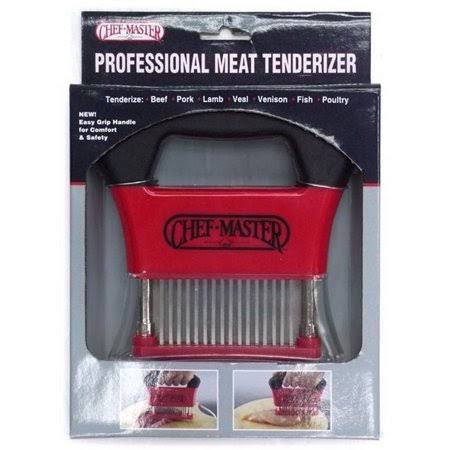 Chef-Master 90009 Meat Tenderizer Professional Red, PK6