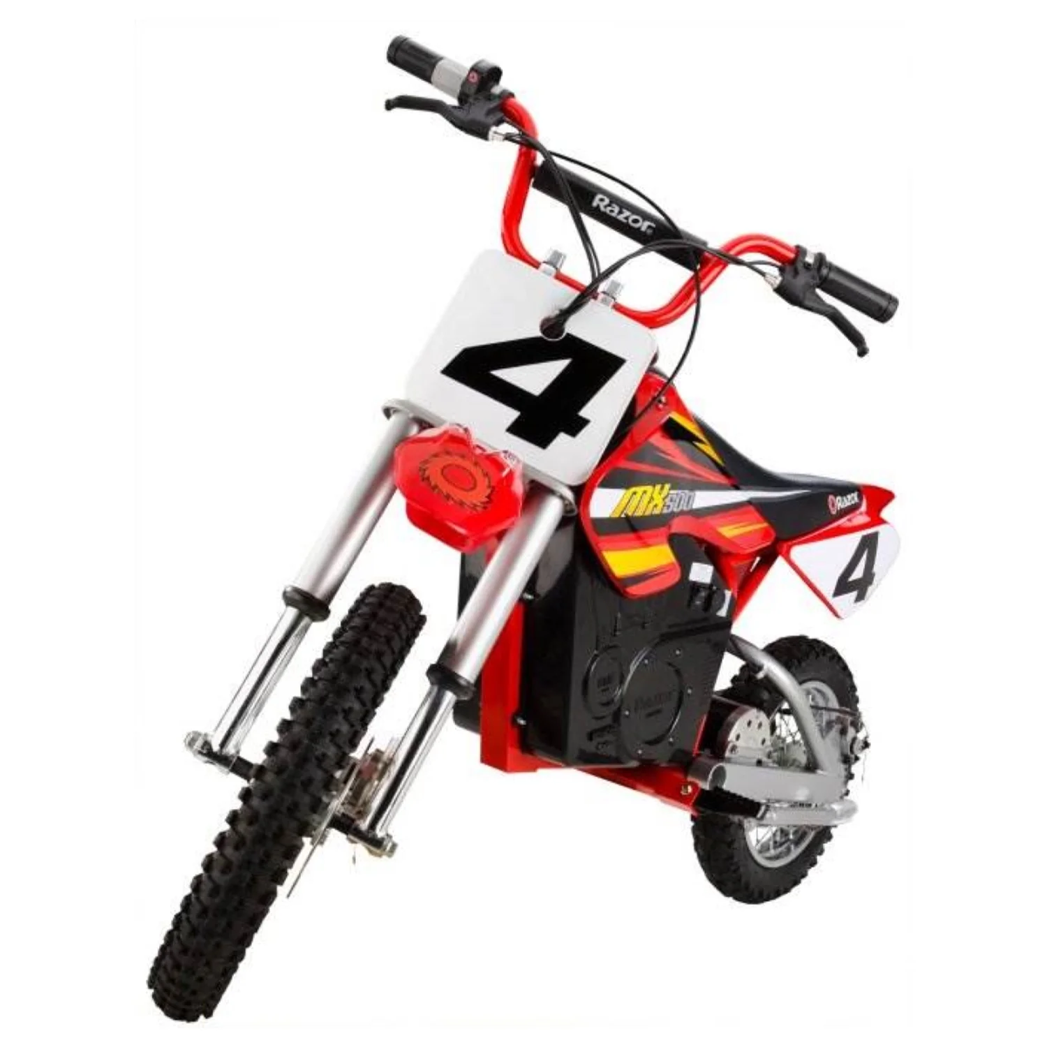 Razor MX500 Kids Dirt Rocket Supercross 15 MPH Electric Bike Motorcycle, Red