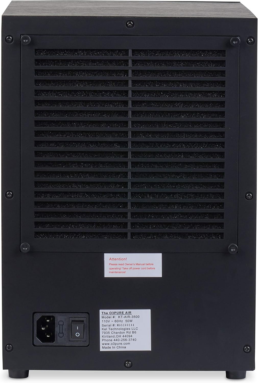 Whole Home Ozone and Ionizer Air Purifier with UV HEPA PCO and Carbon Filtration